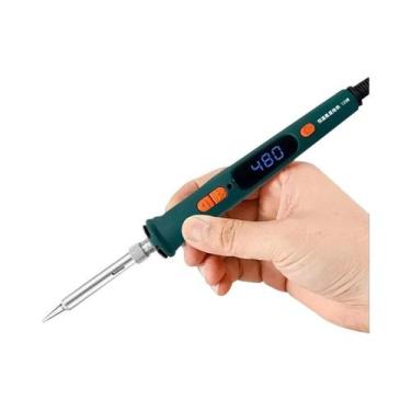 Imagem de Ferro De Solda Elétrico Ajustável De Temperatura 120W 220V Com Display