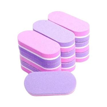 Imagem de Bloco De Lixa Esponja Mini Bicolor Para Unhas, 10, 20, 40 Peças, Ferra