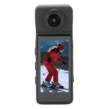 Imagem de Asixxsix Mini Câmera de Ação, Filmadora 4K POV Com Tela de 1,97 Polegadas, Lente Giratória de 270 Graus, Câmeras de Corpo Pequeno à Prova de água IP65 para Corrida, Ciclismo, Caminhada,