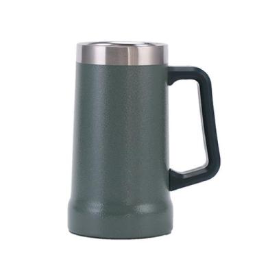 Imagem de Caneca Térmica Inox 700ml Cerveja Parede Dupla C/ Nf - Bf, azul