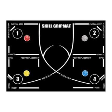 Imagem de Tapetes de basquete para treinamento - suprimentos de treinamento esportivo com bola - tapete de controle de bola de basquete - para adultos, jogadores, atletas, equipes escolares, treinadores