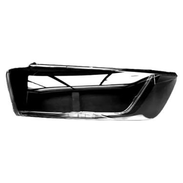 Imagem de Compatível Com Audi Q3 8u Rs Q3 Pré-facelift 2011-2014 Carro Transparente Habitação Frente Faróis Lente Escudo Capa De Vidro Abajur(1pc Right Side)