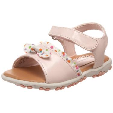 Imagem de Laura Ashley Sandália infantil LA17770, Rosa Multi, 8 Toddler