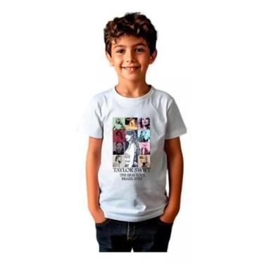 Imagem de Camiseta Infantil The Eras Tour Taylor Swift Show Brazil - NERD BAGS, 