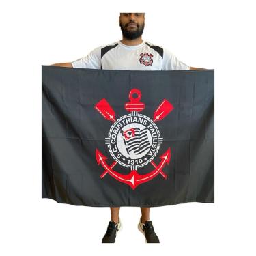 Imagem de Bandeira Corinthians Oficial Licenciada 1 Face 71 X1,28-Unissex
