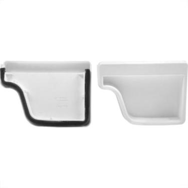 Imagem de Cabeceira Para Calha Astra Branca 27X122Mm Par Cal/Cab