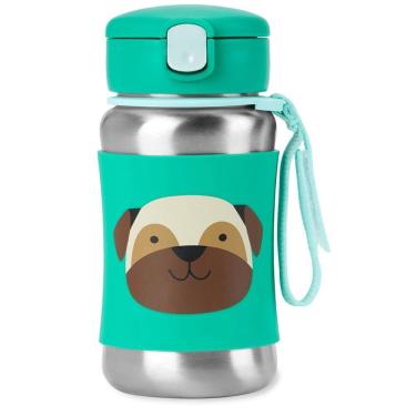 Imagem de Garrafa Térmica de Inox Skip Hop Zoo Cachorro Pug Verde