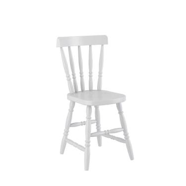 Imagem de Cadeira Piratini Colonial Em Madeira Maçica Branca Cadeira Piratini Em Madeira Maçica Branca