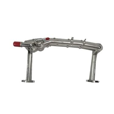 Imagem de OE LR122710 LR109401 Manifold Metal 3.0 Supercharged Mangueira de óleo traseiro radiador tubo aquecedor de água para LR