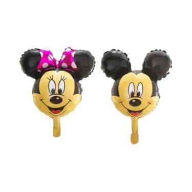 Imagem de Balões De Folha Mini Mickey E Minnie Mouse Da Disney 10pcs Decorações 