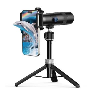 Imagem de APEXEL Lente teleobjetiva 30x – Versão aprimorada para iPhone 16 15 14 13 pro max, Samsung, Pixel | Acessório profissional atualizado para fotografia de câmera externa com tripé