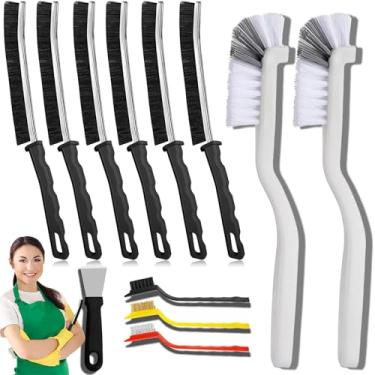 Imagem de Escova de limpeza de fendas - Escova de limpeza de argamassa, suprimentos de limpeza de casa, ferramentas de limpeza de lacunas, essenciais para casa, presentes para mulheres e homens, escova de