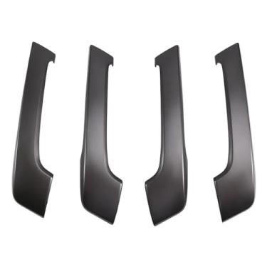 Imagem de Maçaneta interna da porta do carro, painel da porta, tampa de acabamento, compatível com Toyota Prado LC150 2009 2010 2011 2012 2013 2014 2015 2016 2017 2018
