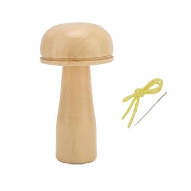 Imagem de RuiJOTWAT Kit de cogumelo Darling para fio de costura, meias, suéteres, calças, chapéus, cachecóis