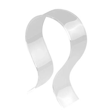 Imagem de Suporte para Fones de Ouvido Headset Apoio Universal Acrílico Aparelho Adequado a Maioria dos Sem Fio com Uso Seguro Longo Prazo Fácil Limpar Prático Econômico