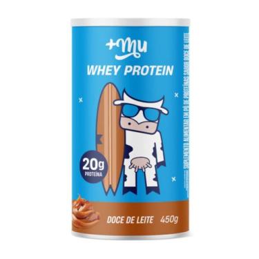 Imagem de Whey Concentrado Mais Mu Doce de Leite  Pote 450g