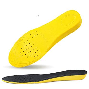 Imagem de THJKUPO Palmilhas esportivas ortopédicas de espuma viscoelástica para sapatos, sola de corrida, absorvente de choque, almofada macia respirável (A1,5 cm, UE 41-45 (275 mm))