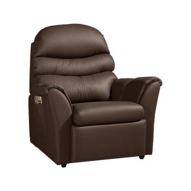 Imagem de Poltrona do Papai Decorativa Santorini Corino Marrom - Gran Belo