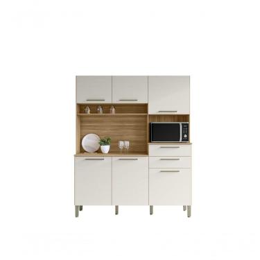 Imagem de Cozinha Compacta 6 Portas 2 Gavetas Montesa Kits Parana Freijó Soft