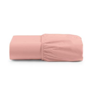 Imagem de Lençol Micropercal 300 Fios Peletizado Queen Com Elástico - Rosê