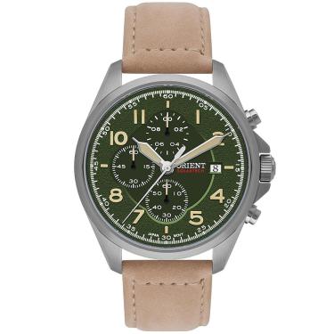 Imagem de Relógio Orient Masculino Ref: Mbscc071 F2mx Solar Cronógrafo Prateado