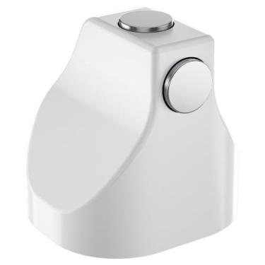 Imagem de Trava Porta Magnético Branco Stam - Parede ou Chão - Adesivo