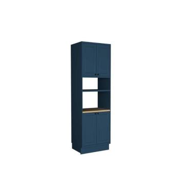 Imagem de Paneleiro De Cozinha évora Ph 3128 C- 4 Portas 70cm Azul - Herval
