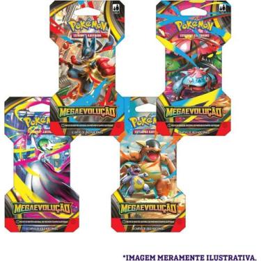 Imagem de Carta pokémon copag blister unitário me01 megaevolução 35655, 3