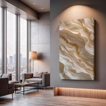 Imagem de Quadros Decorativos Textura Fluida 130x90 Moderno Luxo Sala Quarto Esc