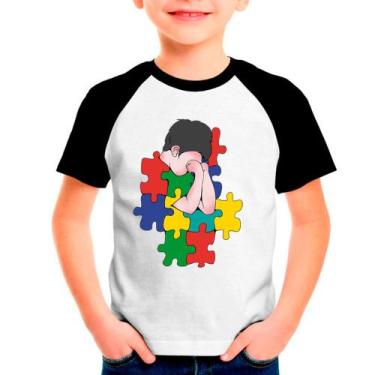 Imagem de Camiseta AUTISTA AUTISMO Moda Infantil Roupa Criança 03 - DESIGN CAMIS
