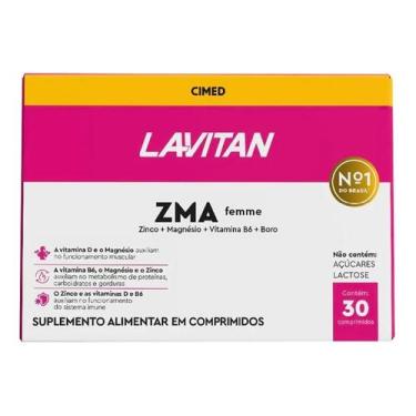 Imagem de Lavitan ZMA Femme 30 Comprimidos Força Feminina Cimed Quantidade:30 Cá