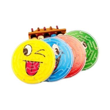 Imagem de Brinquedo Labirinto De Contas Redondas De 7cm Para Crianças, 10-50 Peç