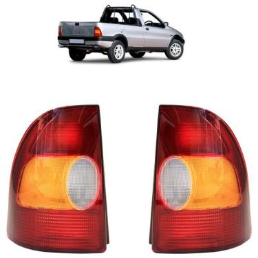 Imagem de Lanterna Traseira Strada 1996 A 2000 Tricolor - Automotive Imports, Di