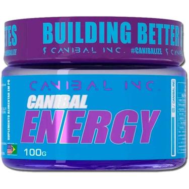 Imagem de Pré Treino Canibal Energy 100g Menta Beta Alanina Cafeína Taurina