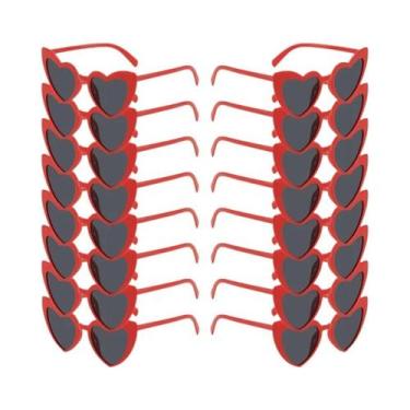 Imagem de Óculos De Sol Femininos Em Formato De Coração, Design Vintage, 12-16 P