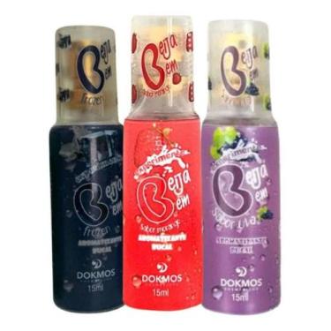 Imagem de Aromatizante Bucal Com Própolis Beija Bem Dokmos Kit Com 3