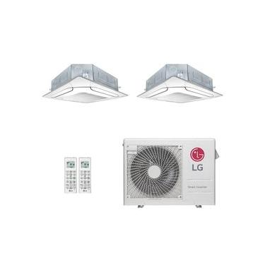 Imagem de Ar-Condicionado Multi Split Inverter LG 24.000 (2x Evap Cassete 4 Vias 12.000) Quente/Frio 220V