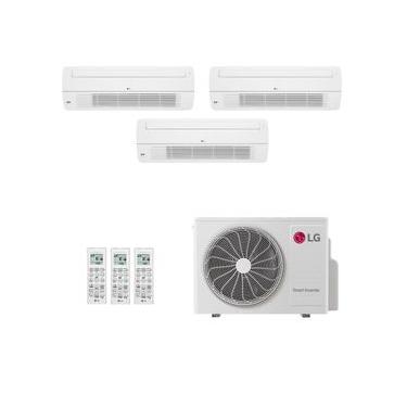 Imagem de Ar-Condicionado Multi Split Inverter LG 36.000 (2x Evap Cassete 1 Via 7.000 + 1x Evap Cassete 1 Via 24.000) Só Frio 220V