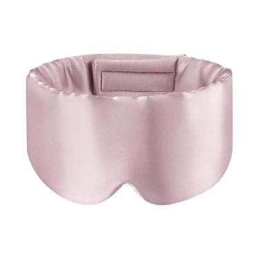 Imagem de Máscara De Dormir De Seda Mulberry, Com Almofada Macia E Bloqueio De L