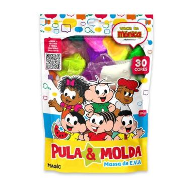 Imagem de Pula e molda (massa de eva) 300g - turma da Mônica