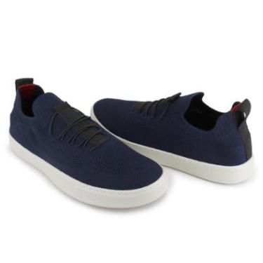 Imagem de Tênis Knit Casual Masculino Slip On Malha Respirável Sem Cadarço Super Leve e Confortável-Masculino