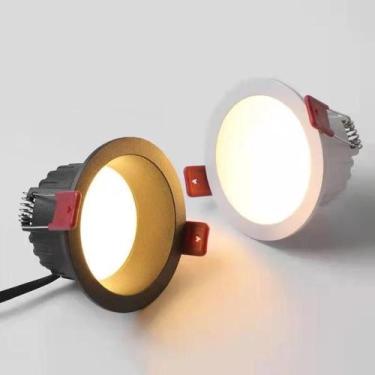 Imagem de Luminárias LED SMD2835 Redondas Antirreflexo De 7W E 10W, Downlights E