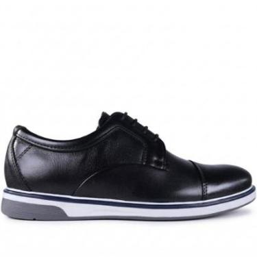 Imagem de Sapato Masculino Zariff Social em Couro 0767 Preto-Masculino