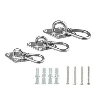 Imagem de Kit De Suspensão Reforçado Para Rede, 2 Conjuntos De Ganchos De Parede