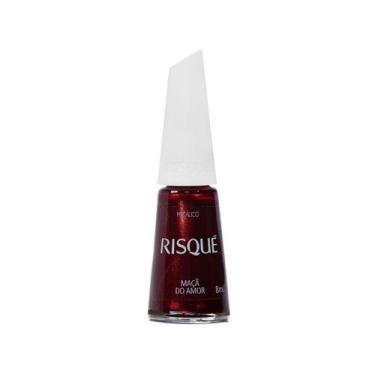 Imagem de Esmalte Risqué Vermelhos Metálicos Maçã do Amor 8ml - Risque, Vermelho