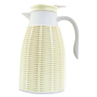 Imagem de Garrafa térmica com rattan amarela 1L -Dynasty, 3 meses por defeito de