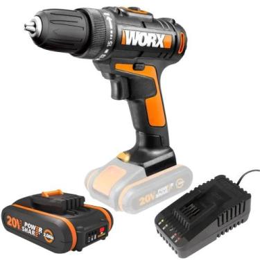 Imagem de Parafusadeira e Furadeira 30nm com Bateria 20V 2,0ah e Carregador Bivo