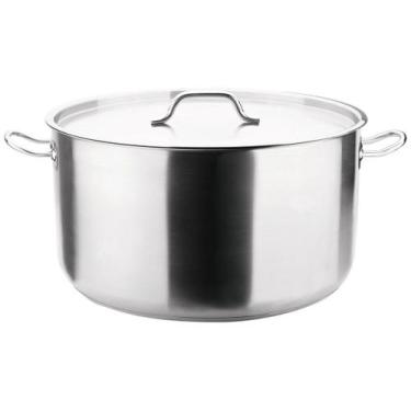 Imagem de Caçarola Hercules Inox Prata 25L 40cm - Performance PA50-022