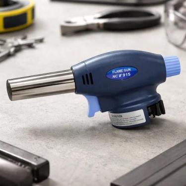 Imagem de Maçarico Culinario Portátil Com Controle De Chama Multiuso - Decofer