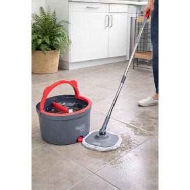 Imagem de Conjunto Balde 5 Litros Mop 2 Águas Proclean Com Cabo e Refil Extra Su